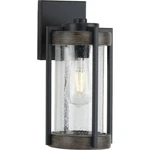 Progress Lighting Whitmire 1-LIGHT Black Outdoor Wall Lantern Aged Oak. Fixed Price $79.99.