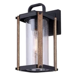 Canarm Aki Light 12" Outdoor Lantern, Black/wood - IOL697BKW. Fixed Price $89.99.