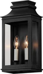 Savannah Vx 2-LIGHT Outdoor Wall Black Oxide, Clear Glass Shade. Fixed Price $386.99.