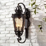 Casa Marseille Vintage Outdoor Wall Light Fixture Bronze Scroll 27 1/2" Exterior. Fixed Price $359.99.