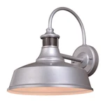 Vaxcel Dorado Dualux 12' Outdoor Wall Light, Satin Silver, Inner White - T0388. Fixed Price $189.99.