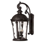Hinkley Lighting Windsor 4 Outdoor Medium Wall Mount, Black - 1899BK. Fixed Price $879.00.