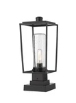 Z-lite 594PHMS-SQPM Sheridan 20" Tall Outdoor Pier Mount Post Black. Fixed Price $284.00.