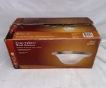 Portfolio Landscape Semi Sphere Wall Sconce Light Brushed Nickel Finish #22566. Fixed Price $22.00.