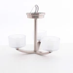 Hinkley 3871BN Transitional Three Light Semi-flush Mount From Meridian. Fixed Price $189.99.