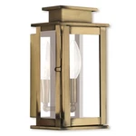 Livex Lighting Princeton Wall Lantern, Antique Brass 20191-01. Fixed Price $297.96.