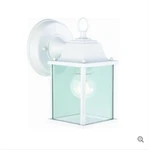Canarm Lantern Outdoor Wall Light Fixture White 8.25" 4.5" 6". Fixed Price $19.99.