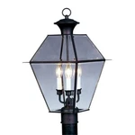 Livex Lighting Westover Outdoor Post Head Black 2384-04. Fixed Price $469.96.
