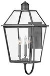Hinkley Nouvelle 27 1/4"H Blackened Brass Outdoor Wall Light. Fixed Price $1199.00.