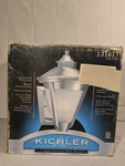 Kichler Lighting Wall Lantern Brushed Aluminum 14" Nos Exterior. Fixed Price $69.98.