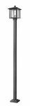 Z-lite 554PHBS-536P-ORB 1 Light Outdoor Post Mounted Fixture Aspen Collection. Fixed Price $858.00.