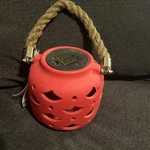 Solar Light Lantern Ceramic Red Sonoma Brand. Fixed Price $12.00.