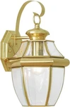 Livex Lighting 2151-02 Monterey Outdoor Wall Lantern Polished Brass. Fixed Price $169.96.