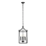 World Imports Hastings Collection 4-LIGHT Rust Hanging Pendant. Fixed Price $49.00.