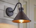 New-gooseneck Outdoor Wall Sconce 1-LIGHT Oil-rubbed Bronze(without Photocell). Fixed Price $60.00.