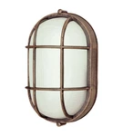 Trans Globe Lighting 41015-RT Aria 11 Inch Rust Outdoor Bulkhead. Fixed Price $51.30.