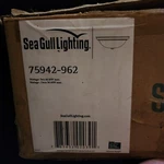 Sea Gull Windgate Light 13 Inch Flush Mount Brushed Nickel 75942-962. Fixed Price $17.39.