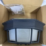 Volume Lighting 8857-5 Flush Mount Outdoor Ceiling Fixture Black. Fixed Price $20.00.