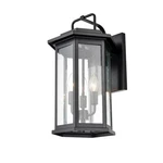 Millennium Ellis 3 Light 18.25" Outdoor Wall Bracket, Black/seeded 2685-PBK. Fixed Price $64.99.
