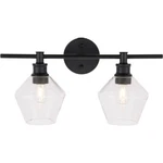 Wall Sconce Black Bathroom Or Dining Clear Glass Lamp Shades Light Fixture. Fixed Price $161.97.