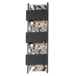 ET2 Lighting Coulee Large 4LT Led Outdoor Sconce, Black/ripple E30264-125BK. Fixed Price $294.40.