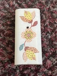 Rare Mid Century Floral Glass Wall Sconce Light Shade Only Home Camper. Fixed Price $23.00.