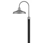 Hinkley Lighting Forge 1LT Outdoor Post Mount, Brushed Aluminum - 12071AL. Fixed Price $262.65.