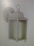 Bel Air Lighting Wall Mount 40455 Wh 1-LIGHT Outdoor Coach Lantern SCONCE(#37D. Fixed Price $25.00.