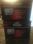 Wel-bilt Motion Activated Led Solar Security Light 28505. Fixed Price $30.00.
