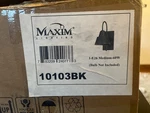 Maxim Lighting Shoreline 1-LIGHT Outdoor Wall Sconce Black 10103BK. Fixed Price $49.99.