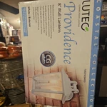 Lutec Coastal Providence 2LIGHT White Outdoor Lantern Sconce Corrosion Resistant. Fixed Price $29.00.