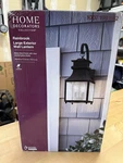 Home Decorators Rainbrook 18 In. 2-LIGHT Matte Black Outdoor Wall New. Fixed Price $34.99.