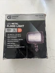 Commercial Electric Outdoor 3000 Lumen Led Metal Flood Light CEWW30BRZ. Fixed Price $10.00.
