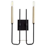 Quorum Hope Light Wall Mount, Noir/aged Brass 530-2-6980. Fixed Price $132.80.