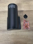 Eglo 200032A Riga 1 Light Outdoor Wall Sconce, Matte Black - Read. Fixed Price $25.19.