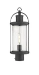 Roundhouse 1-LIGHT Outdoor Post Mount Fixture In Black. Fixed Price $258.00.
