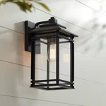 North House Mission Outdoor Wall Light Fixture Matte Black 16" For Exterior Barn. Fixed Price $149.95.