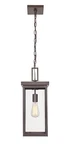 Powder Coated Bronze One Light Outdoor Hanging Lantern From The Barkeley. Fixed Price $159.90.