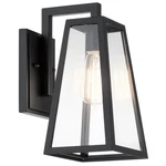 Kichler 49330 Delison 12" Tall Outdoor Wall Sconce - Black. Fixed Price $169.99.
