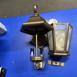 2 Feiss OL5901CB Lighting Martinsville Two Seeded Glass Bronze Lantern. Fixed Price $145.00.