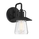 Savoy House 1-LIGHT 11" Outdoor Wall Lantern, Matte Black/angled Arm M50022BK. Fixed Price $180.00.