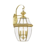 Livex Lighting 2351 Brass Monterey 3-LIGHT Outdoor Wall Sconce. Fixed Price $399.96.