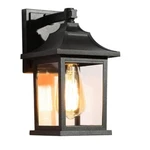 Lnc 77FRI3HD14748N8 1-LIGHT Black Hardwired Outdoor Wall Lantern. Fixed Price $39.99.