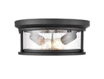 Millennium Bresley 2-LIGHT Outdoor Ceiling Powder Coat Black. Fixed Price $159.90.