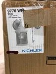 Kichler 9776WH 11.75 In. 1-LIGHT White Outdoor Wall Mount Lantern. Fixed Price $36.58.