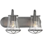 Designers Fountain 87002-WI Darby Bathroom Vanity Light Weathered Iron. Fixed Price $91.50.