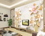 3D Golden Butterfly ZHUA1094 Wallpaper Murals Removable Self-adhesive Ann. Fixed Price $83.98.