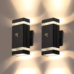 2 Pack Dusk To Dawn Outdoor Wall Sconce With Led Bulbs, IP65 Waterproof. Fixed Price $116.99.