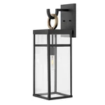 Large Wall Mount Lantern By Hinkley 2805BK-LL. Fixed Price $380.00.