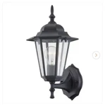 Pia Ricco 1-LIGHT Textured Black Not Solar Outdoor Wall Lantern Sconce 2-PACK. Fixed Price $38.00.
